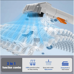 Aspiradora en Seco y Húmedo PSW05 de 750W para el Cuidado de Telas y Mascotas, Limpieza de Alfombras 3 en 1, 15kPa, Ruido 82 dB(A), Filtro SUS+HEPA, UV-C + Ultrasónico - Product Image 5