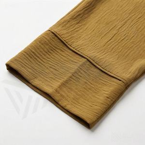 Robe Abaya de luxe pour femmes musulmanes, en polyester léger perlé, à manches classiques, silhouette robe de bal, écologique, service OEM ODM - Product Image 5