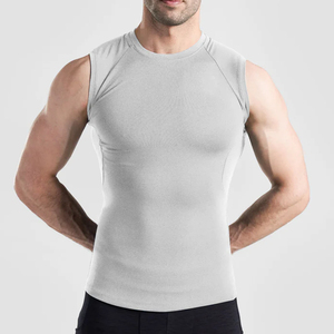Custom <b>Men</b> Gym Tank Top Sleeveless Fitness <b>Compression</b> <b>Shirt</b> Quick Dry Sports Wear - Product Image 1