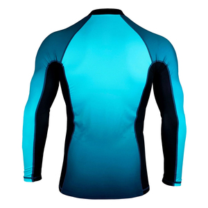 Unisex Custom <b>Compression</b> Rash Guard Long Sleeve Gym <b>Shirt</b> Sublimation Printed Spandex/Polyester 120g Breathable MMA BJJ No Gi - Product Image 3
