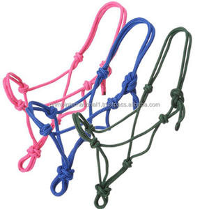 เชือกผูกคอแบบเชือกคาวบอยสำหรับขี่ม้าพร้อมอานม้าสไตล์ตะวันตกเชือกถักโพลีและเชือกจูงเข้าคู่ - Product Image 1