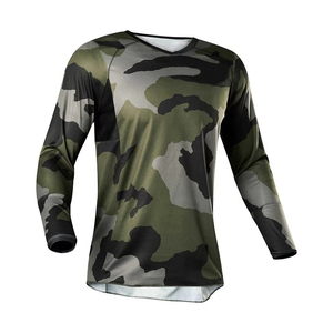 Maillot de motocross personnalisé pour hommes avec sublimation intégrale, panneaux extensibles, OEM - Product Image 1