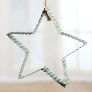 Antique Metal Christmas <b>Hanging</b> Ornament Decoration For <b>Star</b> Home Party Festival Seasonal Display Use - Product Image 1