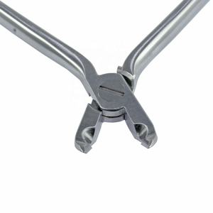 Nouveau Logo OEM coudé 45 Instruments chirurgicaux dentaires en acier inoxydable support orthodontique enlevant la pince de décollement couleur naturelle - Product Image 2