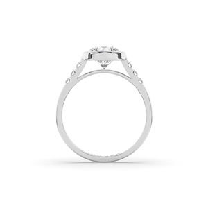 แหวนเพชรเพาะเลี้ยง 3.28 กะรัต ดีไซน์เนอร์ แหวนเพชรทองคำ 14 กะรัต น้ำหนักเบา สไตล์โดดเด่น สำหรับงานแต่งงาน แหวนเพชรทองคำแท้ 10 กะรัต - Product Image 3