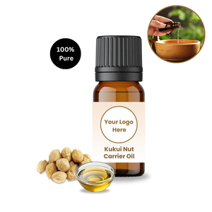 Huile de Kukui 100% pure naturelle pressée à froid, certifiée ISO/GMP, pour le soin et la réparation de la peau, hydratante et nourrissante - Product Image 6