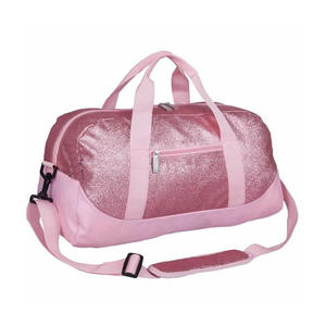 Sac à déjeuner scintillant turquoise avec logo Cheer sur le devant, fermeture éclair, équipement pour équipe de danse pour enfants, sac à dos personnalisé pour cheerleading, vente en gros - Product Image 4