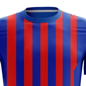 เสื้อฟุตบอลคอกลมคอวีผู้ชายทำจากโพลีเอสเตอร์เกรดพรีเมียมคุณภาพสูงสุดเนื้อผ้าคัสตอมสีและลวดลายตามต้องการในรูปแบบชุดยูนิฟอร์ม - Product Image 6