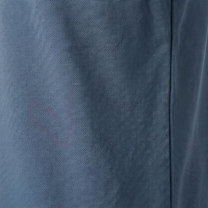 Polo à manches courtes bleu pour homme, en coton piqué, décontracté, respirant, coupe classique, design tricoté uni - Product Image 5
