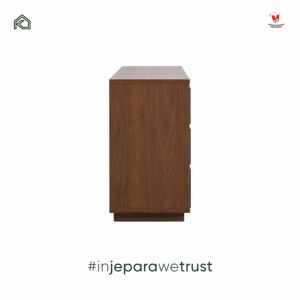Aparador Moderno de Madera de Teca con Cajones, Mueble Minimalista para Sala de Estar, Comedor, Almacenamiento, Mueble para el Hogar - Product Image 6