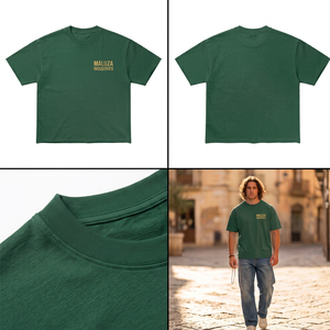 เสื้อยืดสตรีทแวร์ทรงโอเวอร์ไซส์สำหรับผู้ชาย พิมพ์ลายแบบซับลิเมชั่นด้านหน้า น้ำหนัก 220 กรัม ทรงไหล่ตก ผ้าหนาเรียบๆ ขายส่ง - Product Image 4