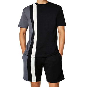 Conjunto de Dos Piezas de Camiseta y Pantalones Cortos Deportivos para Hombre, Precio al por Mayor, Transpirable, para Verano, Marca Deportiva, para Correr, Fitness, Baloncesto - Product Image 6