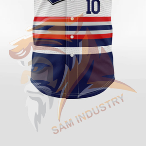 เสื้อเบสบอลแบบซับลิเมชั่นคุณภาพสูงสั่งทำได้ แห้งเร็ว ราคาถูก ออกแบบเองได้ - Product Image 2