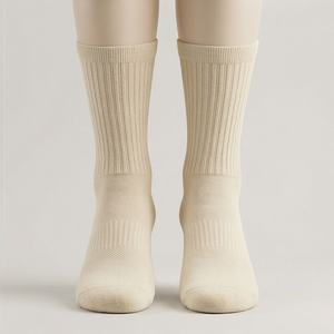 Calcetines Deportivos de Poliéster Sublimados con Diseño Personalizado, Impresión Digital 3D, Teñido en Blanco, DIY, Transpirables, Suaves, Color Personalizado - Product Image 1