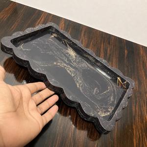 Bandeja de Almacenamiento Rectangular de Resina, Apta para Lavavajillas, Fácil de Limpiar, Diseño Moderno y Portátil, de Una Sola Capa, 1 Compartimento - Product Image 4