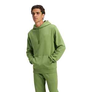 Fleece <b>Cuffed</b> Hoodie Sets Custom Logo Casual Winter Season Men Washed Regular Fit Pullover Cotton <b>Jogger</b> Sweatpants Set - Product Image 4