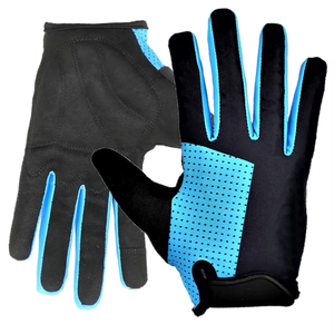 Nouveaux gants de cyclisme d'été respirants à demi-doigts en polyester pour adultes unisexes, antidérapants, absorbant les chocs, fermeture auto-agrippante - Product Image 2