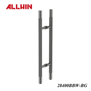 Stainless Steel 3 Column Locking Push Pull <b>Door</b> <b>Handle</b> Locking Ladder Pulls - Product Image 4