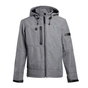 Veste de chasse softshell d'extérieur personnalisée, légère, respirante, imperméable, durable, avec plusieurs poches, unie ou imprimée, vente en gros - Product Image 1