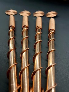 Lot de 4 tiges d'électroculture en cuivre de haute qualité pour la croissance des plantes et l'énergie du jardin - Product Image 4