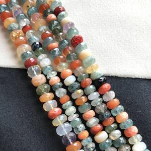 100% Natural IGI Certified AA Grade Multi Disco Rondelle <b>Stone</b> <b>Beads</b> 6.5mm-8.5mm Multi Coluer Multi Fire Vivaaz Gems Jewelry - Product Image 3