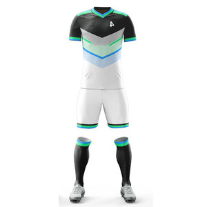 Custom Soccer Uniform Sets with Matching Shorts Full Kit <b>Compression</b> Breathable Athletic Youth Uniform Football Adult Sets - Product Image 5