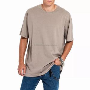 เสื้อยืดแฟชั่นทรงหลวมสไตล์สตรีทแวร์ ทรงโอเวอร์ไซส์สำหรับผู้ชาย เหมาะสำหรับแบรนด์แนวเมืองและการพิมพ์ลายแบบกำหนดเอง - Product Image 6