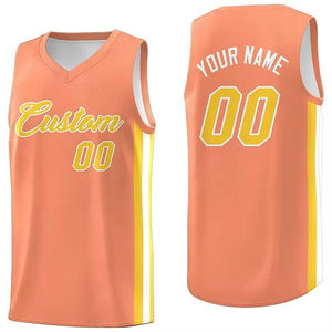 Maillot de basketball d'été personnalisé de haute qualité imprimé, grande taille, respirant, service OEM, sans manches - Product Image 3