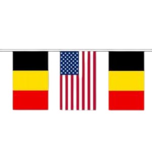 Drapeau triangulaire imprimé numériquement éco-responsable Swim Academy ATF01, mât en aluminium, bannières promotionnelles sportives en polyester durable - Product Image 5