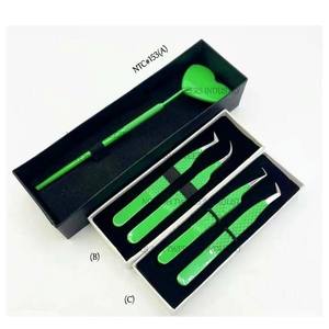 Pince à cils professionnelle en acier inoxydable pour extensions de cils, légère, marque privée - Product Image 6