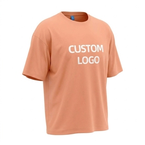 T-shirts surdimensionnés pour hommes, vente en gros, impression de logo personnalisé, t-shirts de haute qualité en polyester/coton lourd, t-shirt personnalisé pour hommes - Product Image 4