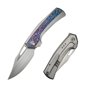 Folding Knives with Gray Handle <b>Stainless</b> <b>Steel</b> Blade Foldable Pocket Design for <b>Outdoor</b> Camping and General Utility Work - Product Image 1