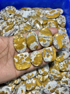 Cabochons en Jaspe Océanique, Formes Assorties, Pierres Précieuses en Vrac pour la Fabrication de Bijoux, Prix de Grossiste, Qualité Exceptionnelle, Jaspe Naturel Certifié - Product Image 2