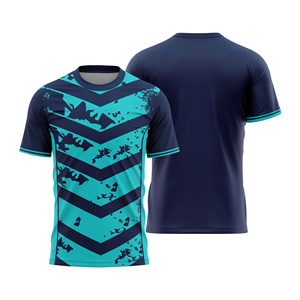 Custom Sublimated Men's <b>Soccer</b> Jersey Crew Neck Short Sleeve Color Blocked Lightweight Moisture Wicking Regular Fit All Seasons - Product Image 1