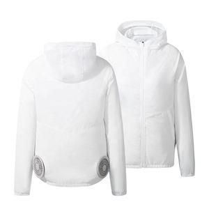 New Arrival Windbreaker <b>Cooling</b> <b>Jacket</b> Training Sporty Outdoor Coaching Zipper Closure Hoodies <b>Jacket</b> With Fan Cool <b>Jackets</b> - Product Image 2