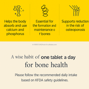 Ultra Potency D3 3000IU Vitamin Tablets 180 Count Immune Defense Bone Strength Korea OEM - Product Image 4