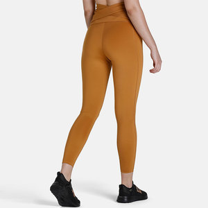 Leggings de yoga respirants et solides pour femmes, de haute qualité, écologiques, à séchage rapide, taille haute, longueur intégrale, pour la gym et le sport - Product Image 2