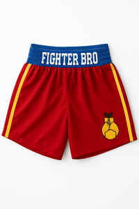 Shorts de boxe unisexes en polyester, personnalisables par sublimation et broderie, respirants, légers, séchage rapide, pour entraînement, kickboxing et combat - Product Image 3