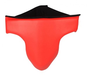 <b>Red</b> Soft Lightweight Contoured Groin Protection <b>Belt</b> for Men Adjustable Sports Waist Support All Seasons Polyester Cotton - Product Image 3