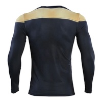 T-shirt de compression pour homme X-Men Dark Phoenix, imprimé par sublimation numérique, 100 % coton, soutien musculaire, costume de cosplay, Captain Front