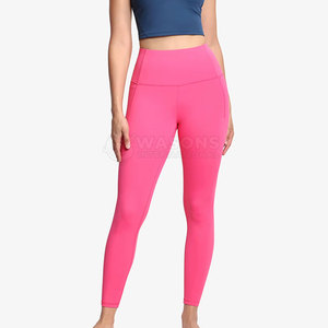 High Quality Best Selling Women <b>Leggings</b> High Waist Full Length Gym Workout Casual Breathable Quick Dry Spandex/<b>Nylon</b> Custom - Product Image 6