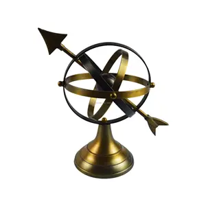 Direct Supplies Sphere Globe With Factory Quality Metal Tableware Globe Indoor Office Lab And School Designs Antique Metal Globe