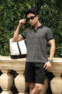 เสื้อเชิ้ตผู้ชาย TST 9236 คอวี คลาสสิค ทอลายจุด ระบายอากาศได้ดี ทรงปกติ - Product Image 5