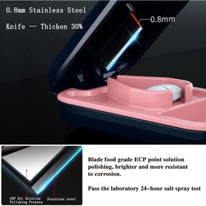 Cortador de Pastillas Portátil Pequeño y Bonito, Divisor de Pastillas Portátil para Pastillas Grandes, Corta Vitaminas, Incluye Estuche de Almacenamiento - Product Image 3