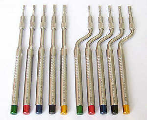 10 Piezas Osteótomos Quirúrgicos Dentales, Espaciadores de Hueso Ajustables con Punta Cóncava, Acero Inoxidable de Alta Calidad, Marca Dentavex - Product Image 4