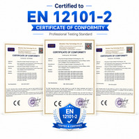 Actuador de Cadena Silencioso RWA-Antrieb para Ventilación de Humo EN 12101-2, para Extracción de Humo en Edificios