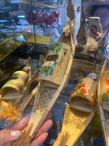 Natural <b>bamboo</b> boat-shaped <b>basket</b> for perfect for gift sets Handmade Craft from Vietchoice - Product Image 5