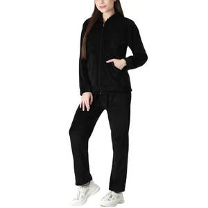 Women's Full Zip <b>Velour</b> <b>Tracksuit</b> Set Casual Sportswear Jogging Suit Lounge Wear for Spring and Autumn - Product Image 1