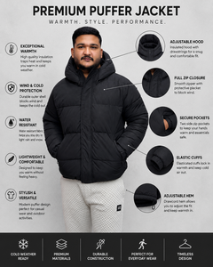Chaqueta de Invierno Acolchada Personalizada Premium RexFit Sports, Chaqueta con Relleno de Plumón para Hombre y Mujer, Logotipo Bordado, OEM, ODM - Product Image 3