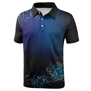 Camiseta ecológica con cuello en V para hombre y mujer, 100%, poliéster, impresión Digital 3D personalizada, tejido de punto estampado por sublimación completa - Product Image 2
